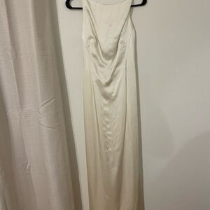 Nicole Miller Cream Maxi Dress